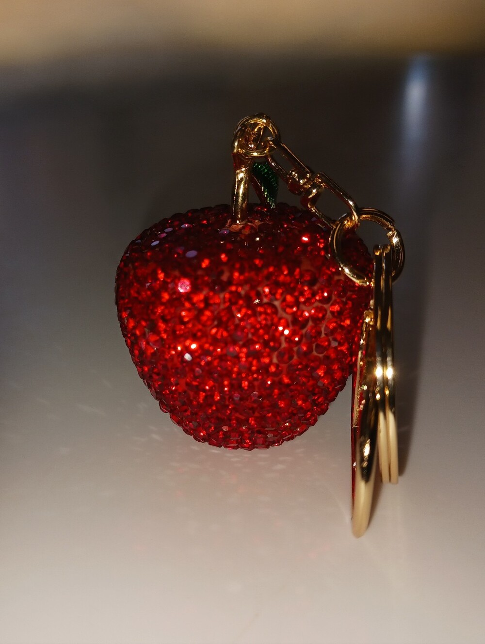 Sparkling Apple Keychain